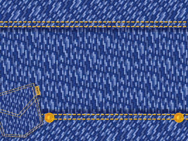 蓝色牛仔裤与口袋牛仔背景图片下载