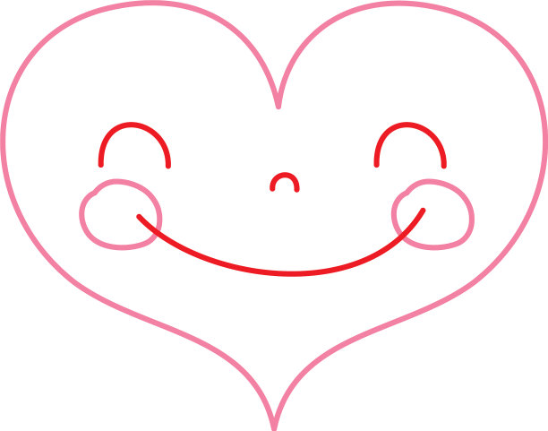 彩线开心心可爱面图片下载