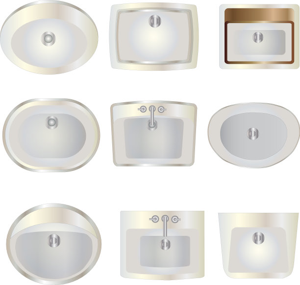 浴室洗脸盆顶部视图设置10为室内图片下载