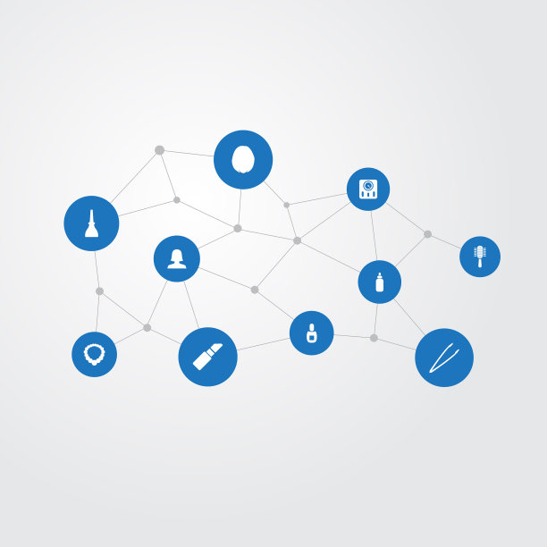 一套简单的化妆品图标图片下载