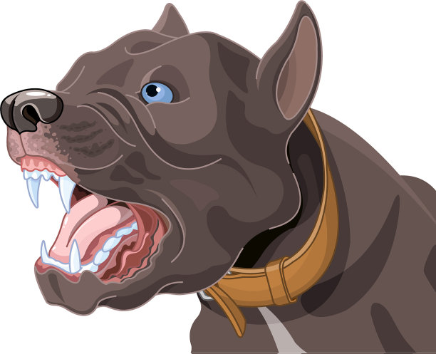 狂吠的狗图片下载