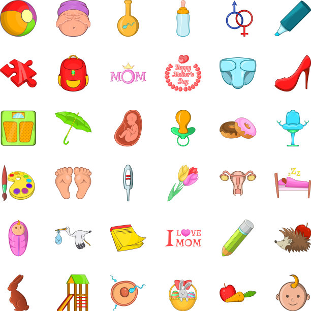 青少年时期偶像设定卡通风格图片下载