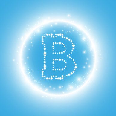 数字比特币符号上带有光环效应图片下载