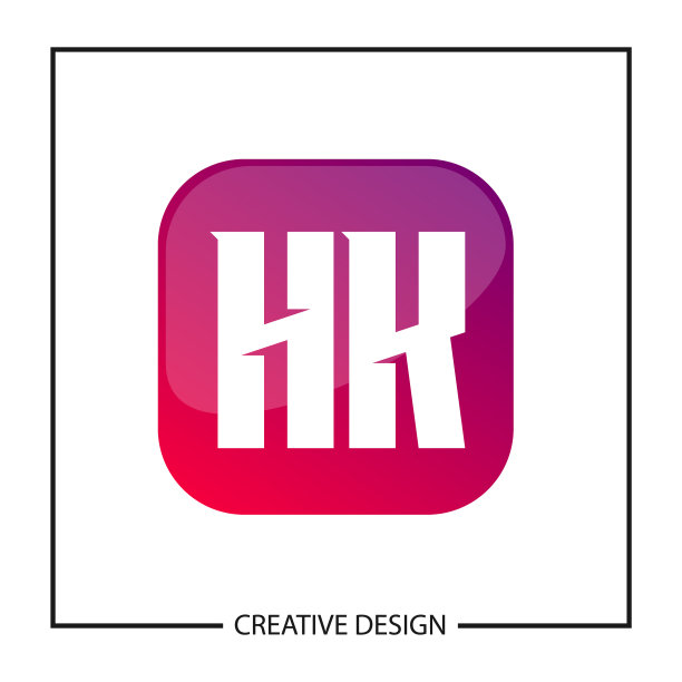 字母HK logo模板设计图片下载