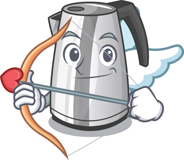 丘比特电热不锈钢字水壶图片下载