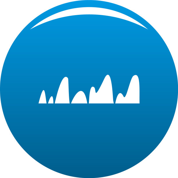 均衡器调谐收音机图标蓝色图片下载