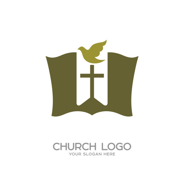 圣经上有十字架和鸽子图片下载