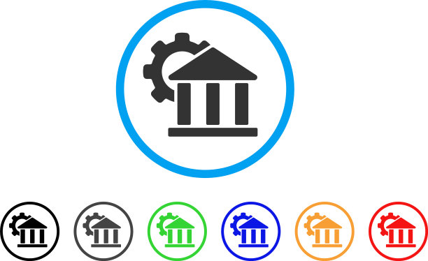 银行设置圆角图标图片下载
