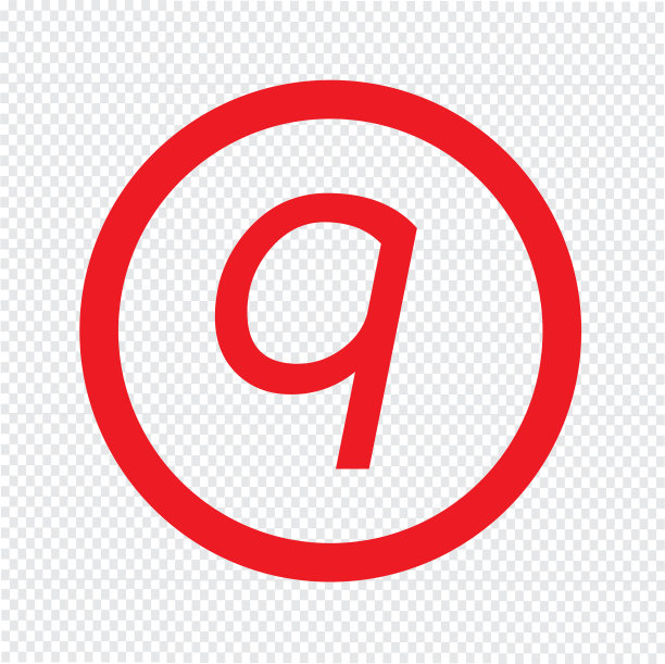 基本字体字母q图标设计图片下载