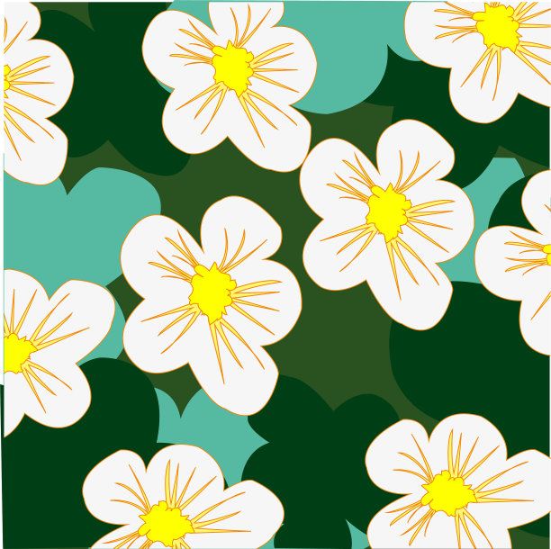 林间空地和花图片下载