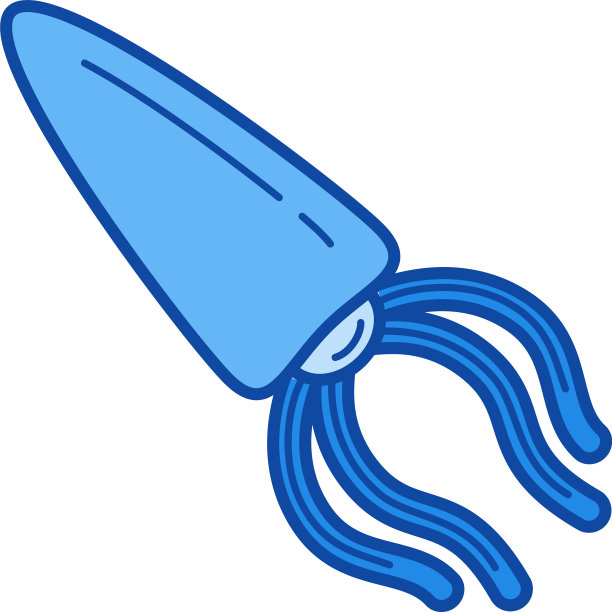 墨鱼行图标图片下载