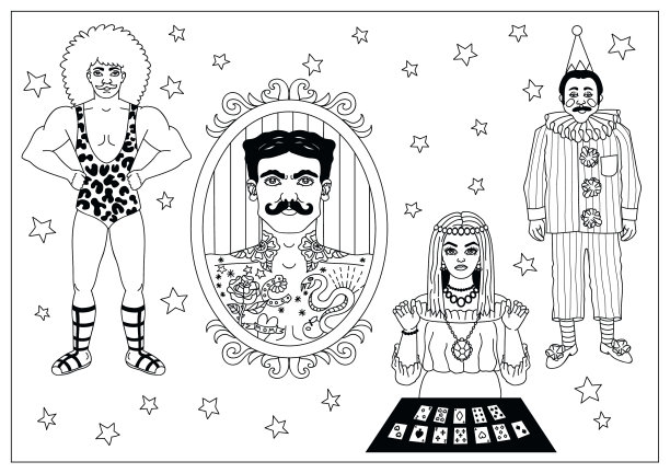 收集老式马戏团图片下载