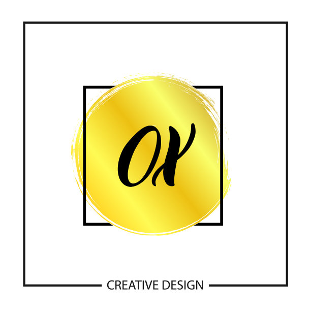 首字母ox标志模板设计图片下载