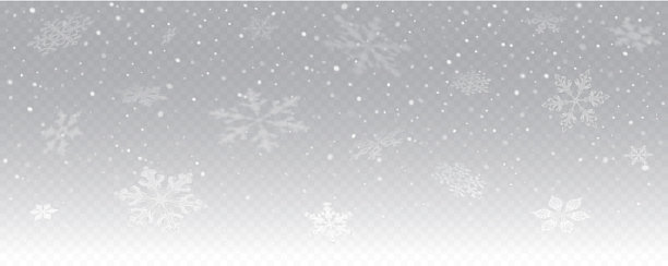冬天的天空飘落着雪花图片下载