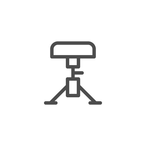 鼓凳线条图标图片下载