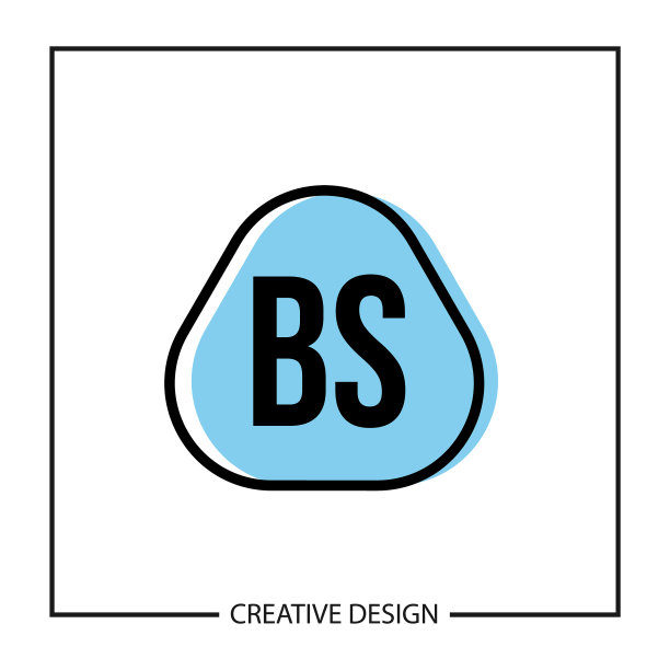 BS字母logo模板设计图片下载