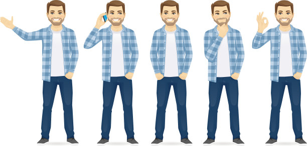 男人随意的衣服图片下载