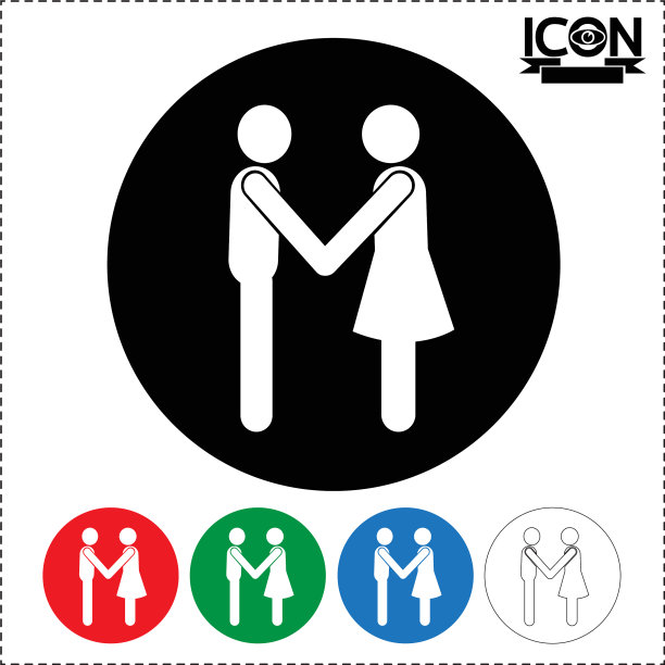 人们握手图标图片下载