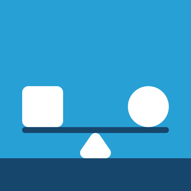 立方体球体平衡图片下载