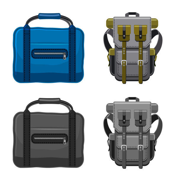 手提箱和行李标志图片下载