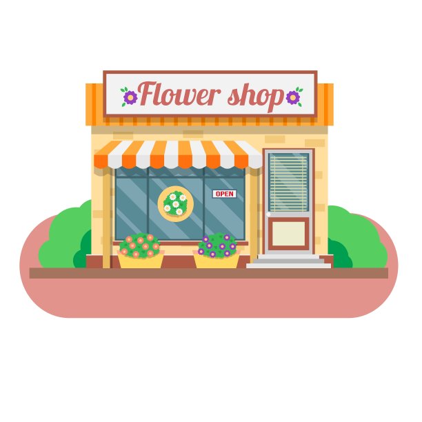 花店外观图片下载