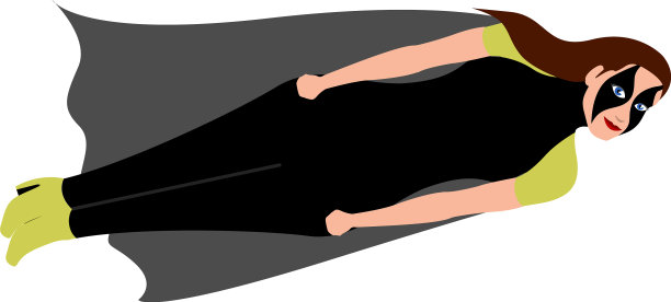 女超人卡通人物图片下载