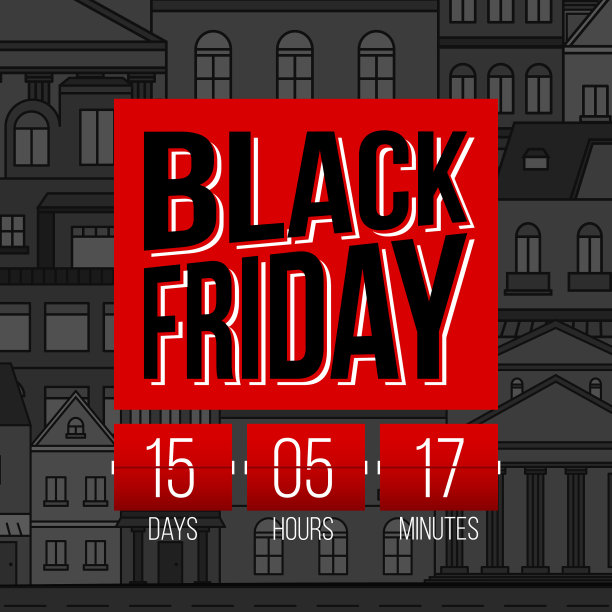 抽象的黑色星期五销售布局图片下载