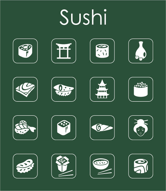 寿司的简单图标图片下载