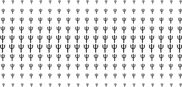 三叉戟叉形半色调图案图片下载