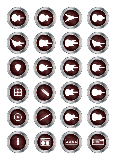 吉他商店按钮图片下载