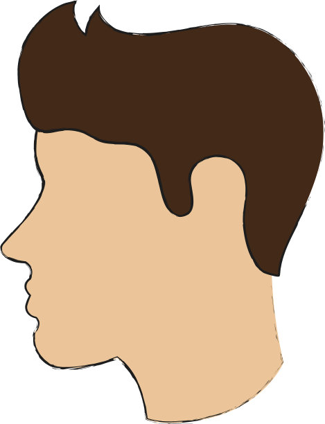 人头部轮廓图片下载