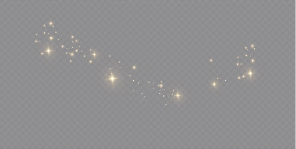 发出光的效果。矢量插图。圣诞节的闪光。灰尘图片下载