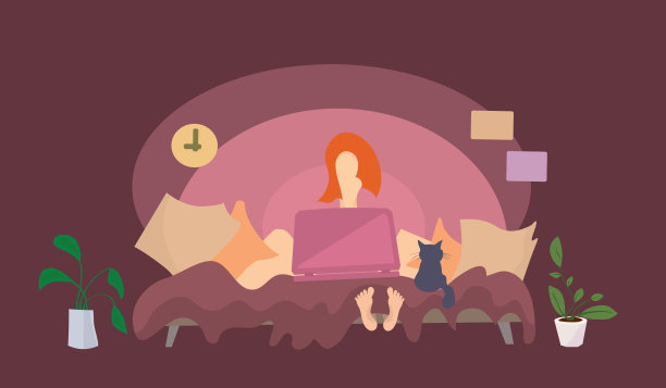 在家度过舒适的夜晚图片下载