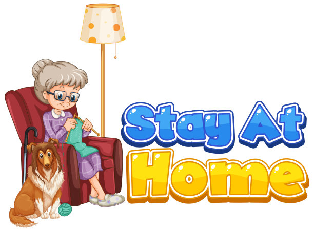 人们呆在家里和家人在一起的场景图片下载