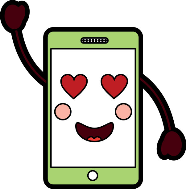 手机心眼睛卡哇伊图标ima图片下载