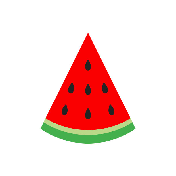 西瓜标志标志成熟的水果经营理念图片下载