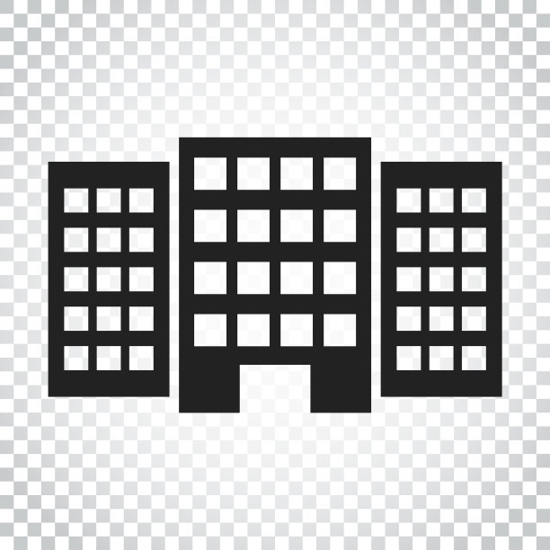建筑图标 简约商务概念图片下载