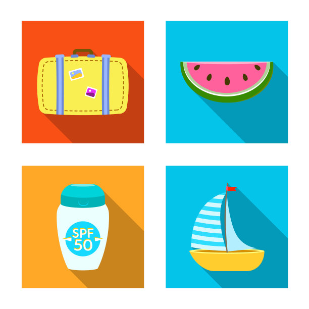 设备和游泳图标的孤立对象图片下载