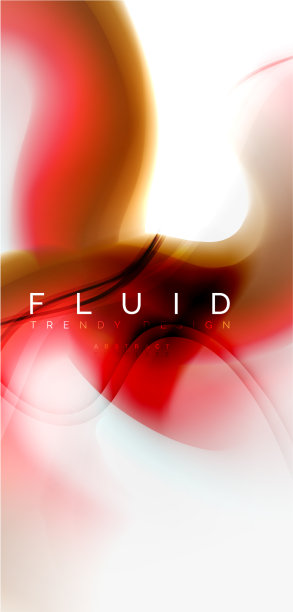 混合液体颜色流动抽象背景图片下载