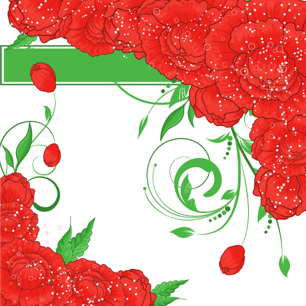 抽象的花朵背景图片下载