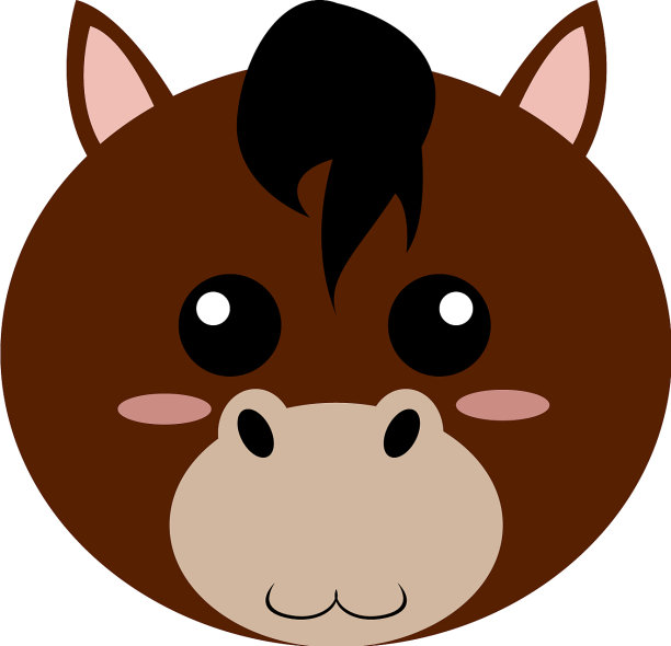 可爱的动物的脸图片下载