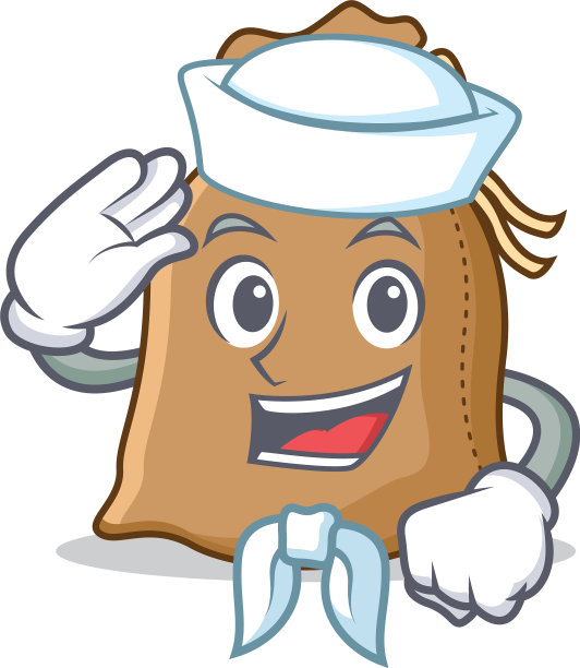 水手袋卡通人物风格图片下载