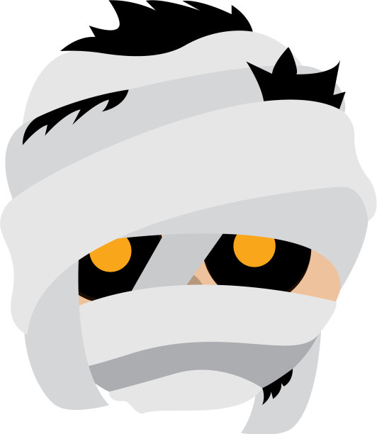 卡通万圣节面具图片下载