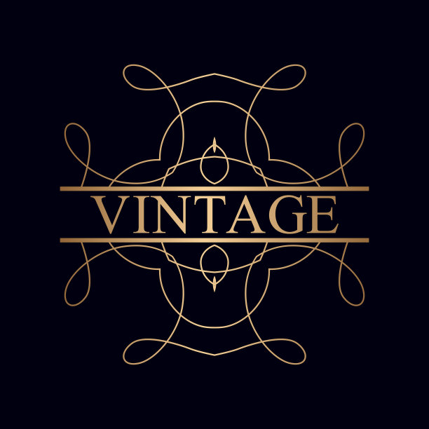 古董装饰标志图片下载