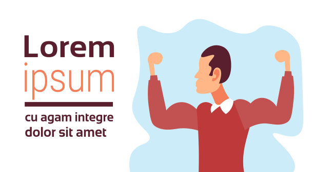 强壮的商人运动员展示他的内在图片下载