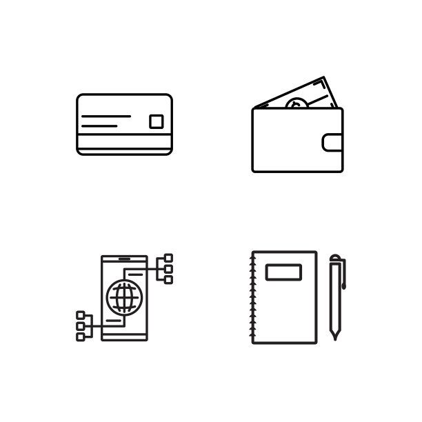 业务简单概述图标集图片下载