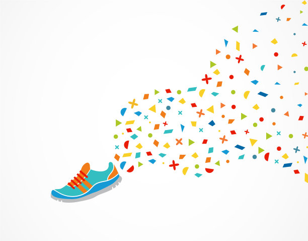 跑图标象征马拉松海报和标志图片下载