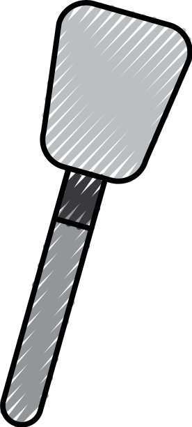 抹刀奶油装饰饼用具图片下载