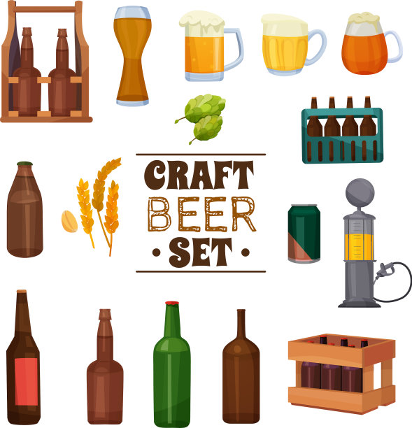 精酿啤酒组图片下载