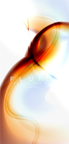 混合液体颜色流动抽象背景图片下载